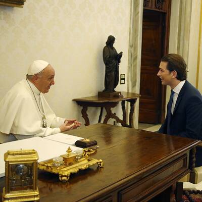Kanzler Kurz trifft den Papst