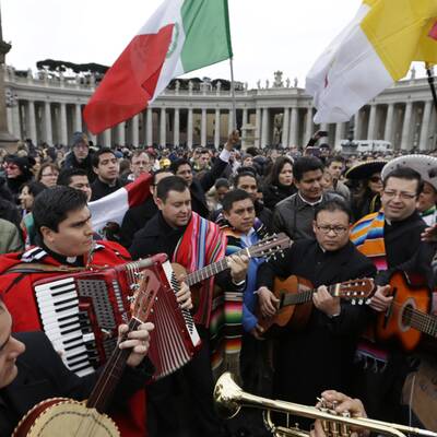 Das erste Angelusgebet des Papstes