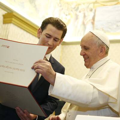 Kanzler Kurz trifft den Papst