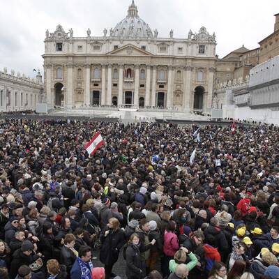 Das erste Angelusgebet des Papstes