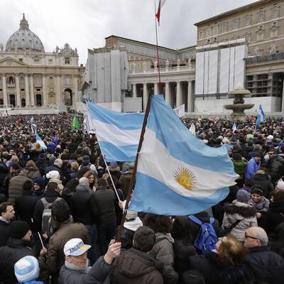Das erste Angelusgebet des Papstes