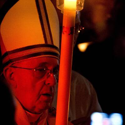 Franziskus betete mit tausenden Menschen