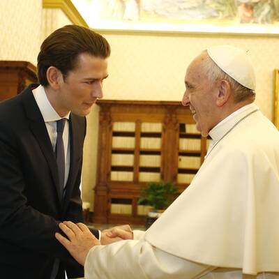 Kanzler Kurz trifft den Papst