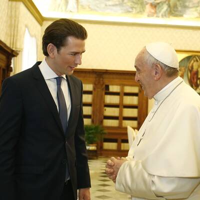 Kanzler Kurz trifft den Papst