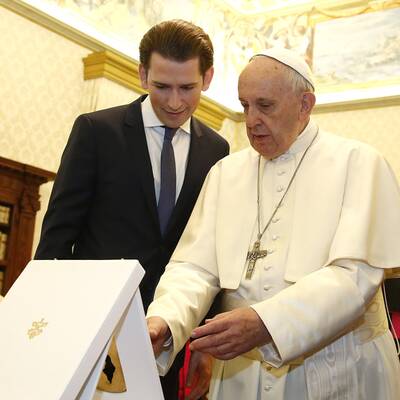Kanzler Kurz trifft den Papst