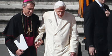 Heute sagt Papst Benedikt XVI. 