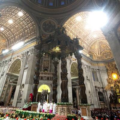 Franziskus betete mit tausenden Menschen