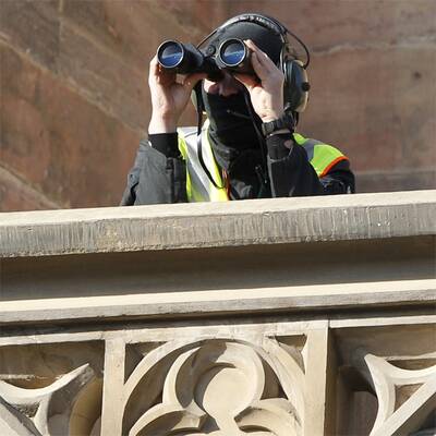 Schüsse vor Papstmesse in Erfurt