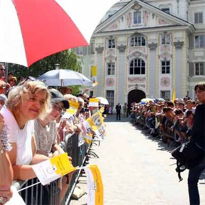 Der Paps besucht Südtirol