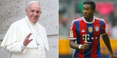 David Alaba Papst Franziskus