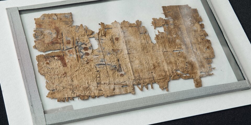 Fragment eines Buches in Codex-Form