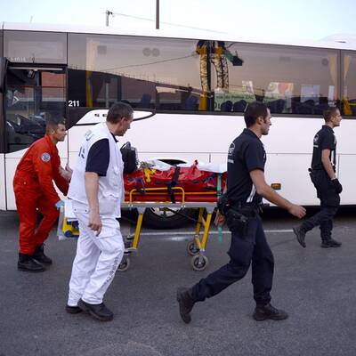 Zug entgleist bei Paris