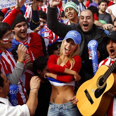 Paraguay hat die heißesten Fans