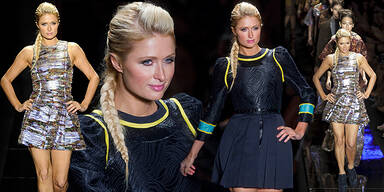 Paris Hilton am Catwalk für Triton