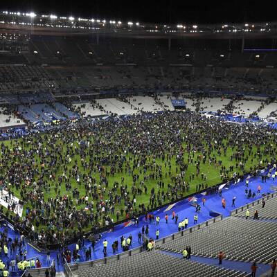 Panik im Stade de France