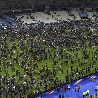 Panik im Stade de France