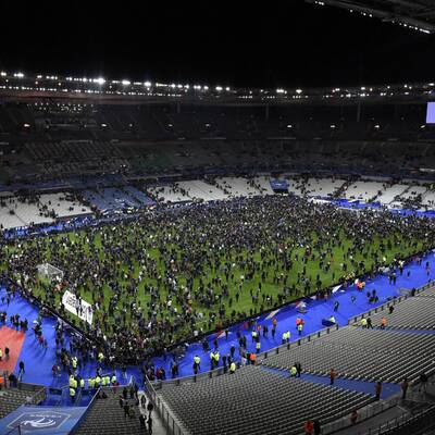 Panik im Stade de France