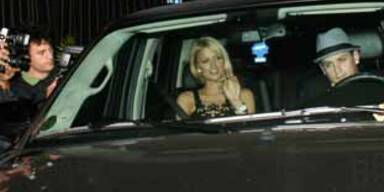 paris hilton, benjamin madden im auto