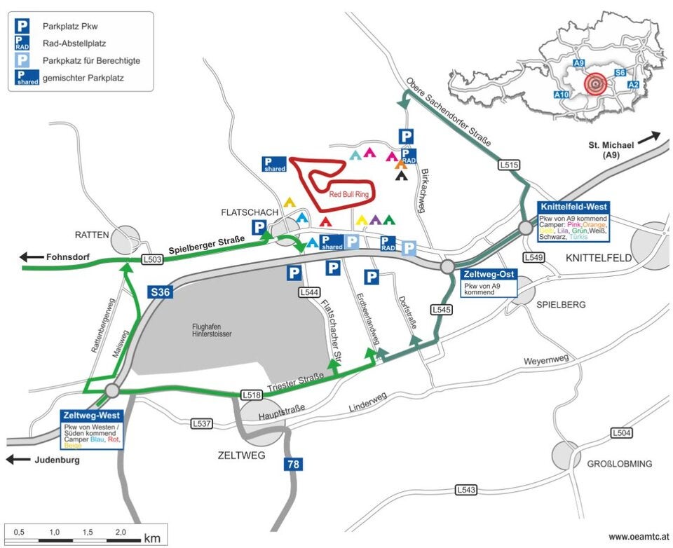 Live-Updates zu Stau und Anfahrt gibt der ÖAMTC.
