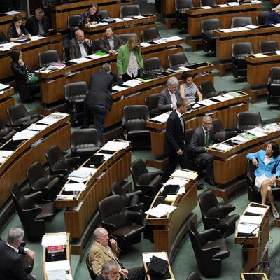 FPÖ & BZÖ verlassen Sitzung