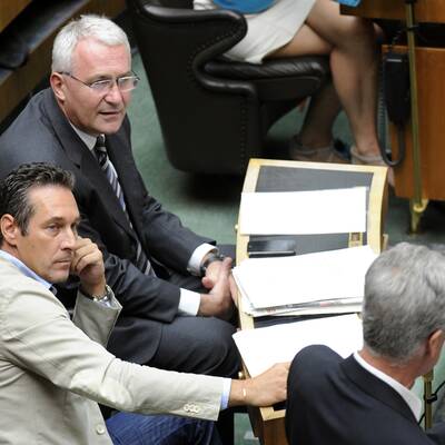 FPÖ & BZÖ verlassen Sitzung