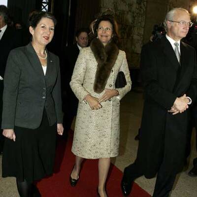 König Carl XVI. Gustaf und Königin Silvia in Wien
