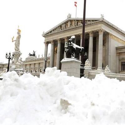 Schneechaos in Europa