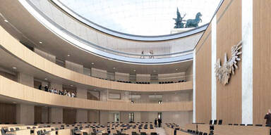 Neues Parlament bekommt Glasdach