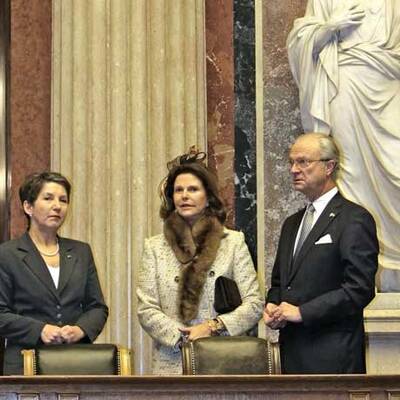König Carl XVI. Gustaf und Königin Silvia in Wien
