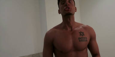 Gemeiner Spray-Tanning Streich