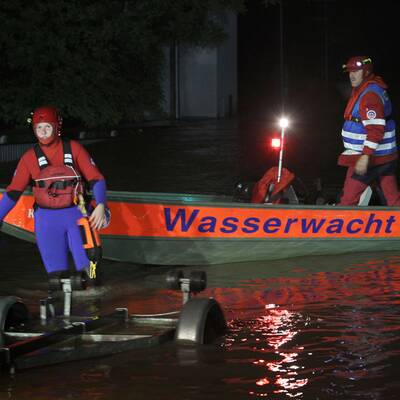 Deutschland versinkt im Hochwasser