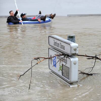 Deutschland versinkt im Hochwasser