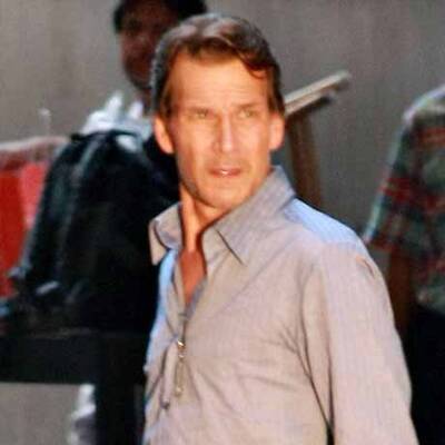Patrick Swayze am Set: Er sieht gesund aus!