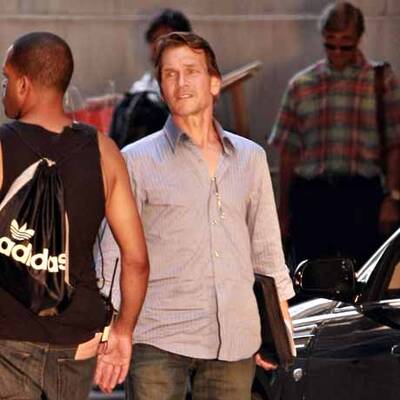 Patrick Swayze am Set: Er sieht gesund aus!