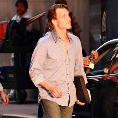 Patrick Swayze am Set: Er sieht gesund aus!