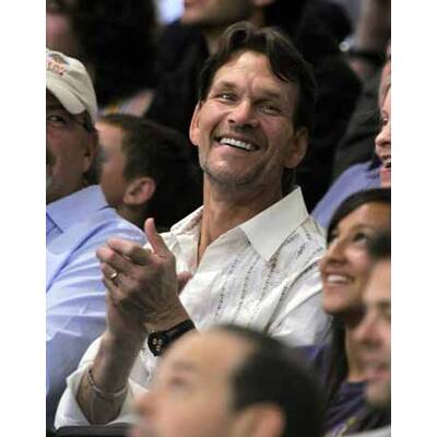 Patrick Swayze am Set: Er sieht gesund aus!