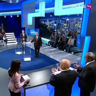  Das erste TV-Duell in Bildern