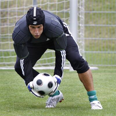 Payer gibt im Training Vollgas