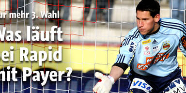 Was läuft bei Rapid mit Helge Payer?