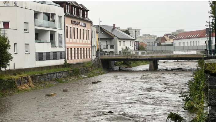 Pegelstand der Krems