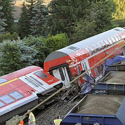 Zug in Deutschland entgleist