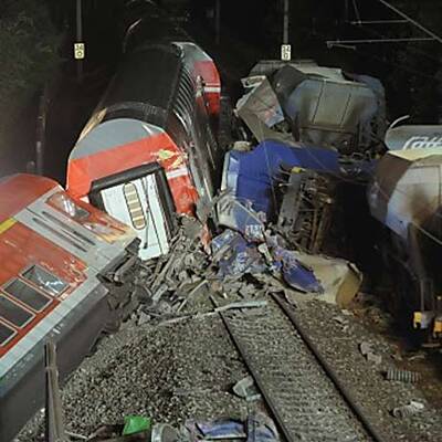 Zug in Deutschland entgleist