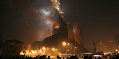 Staatlicher TV-Sender löste Brand in Peking aus