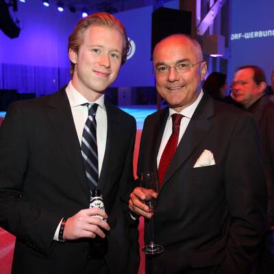 Niko Pelinka mit Lidia Baich