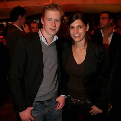 Niko Pelinka mit Lidia Baich