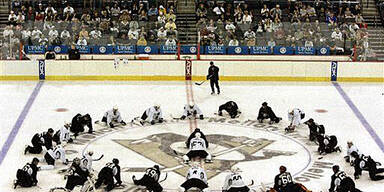 penguins training