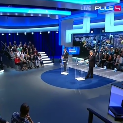  Das erste TV-Duell in Bildern