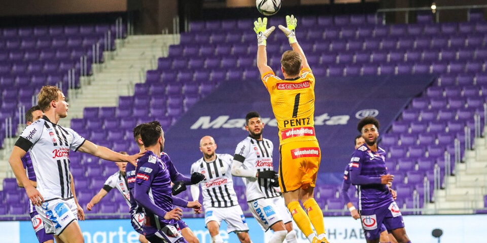 Austria-Goalie Penz hielt Punkt gegen LASK fest