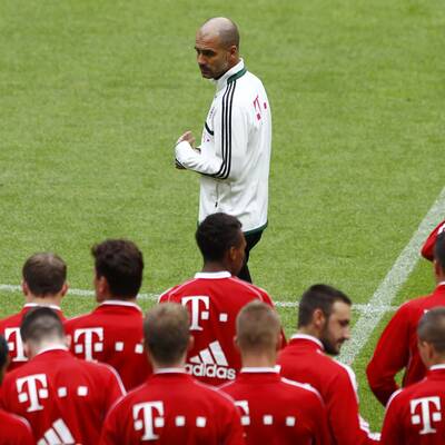 Guardiolas 1. Bayern-Training