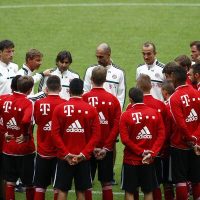 Guardiolas 1. Bayern-Training